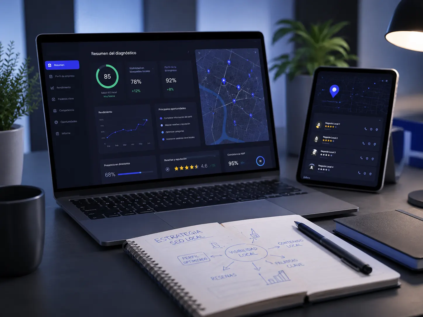 Diagnóstico SEO local para empresas en El Salvador con RDMAKERS